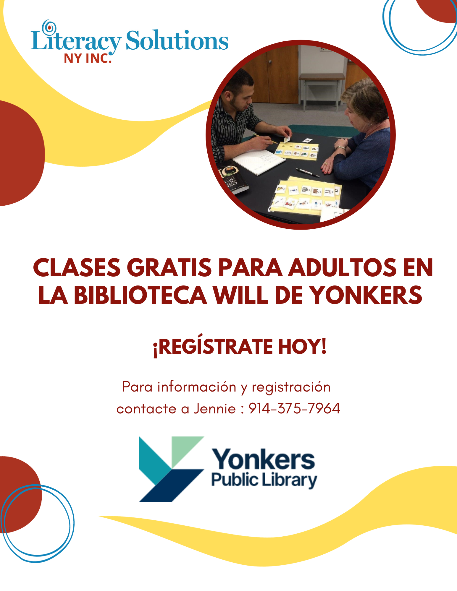 Fall 2023 Rockland English Classes! - Literacy Solutions NY Inc